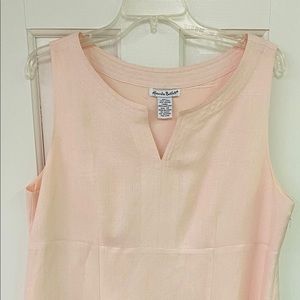 💖Pretty in Pink 💕Linen Sheath Dress👗